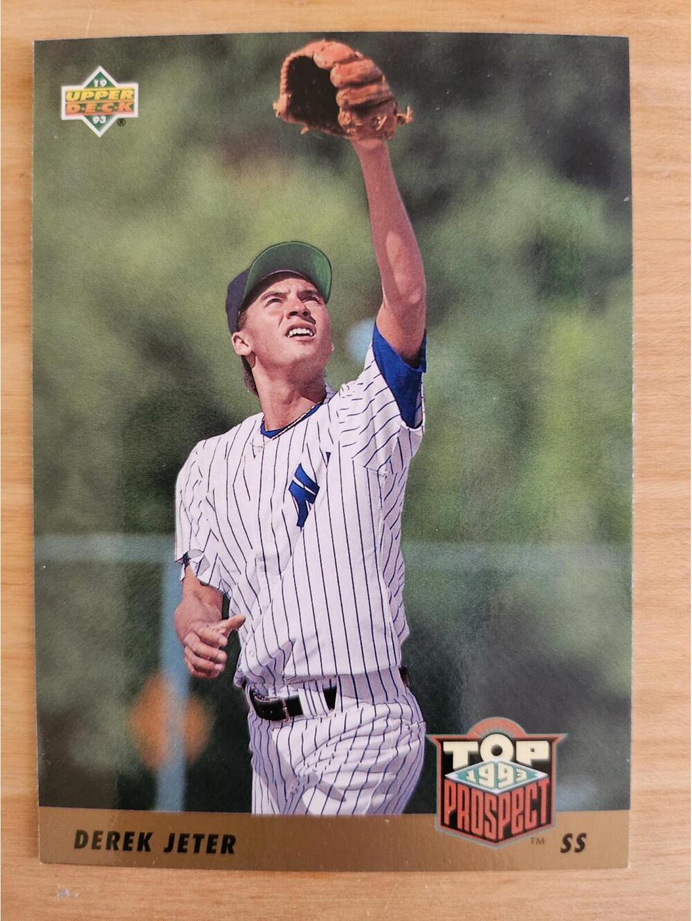 Derek Jeter Rookie Card (RC) 1993 Upper Deck #449, New York Yankees